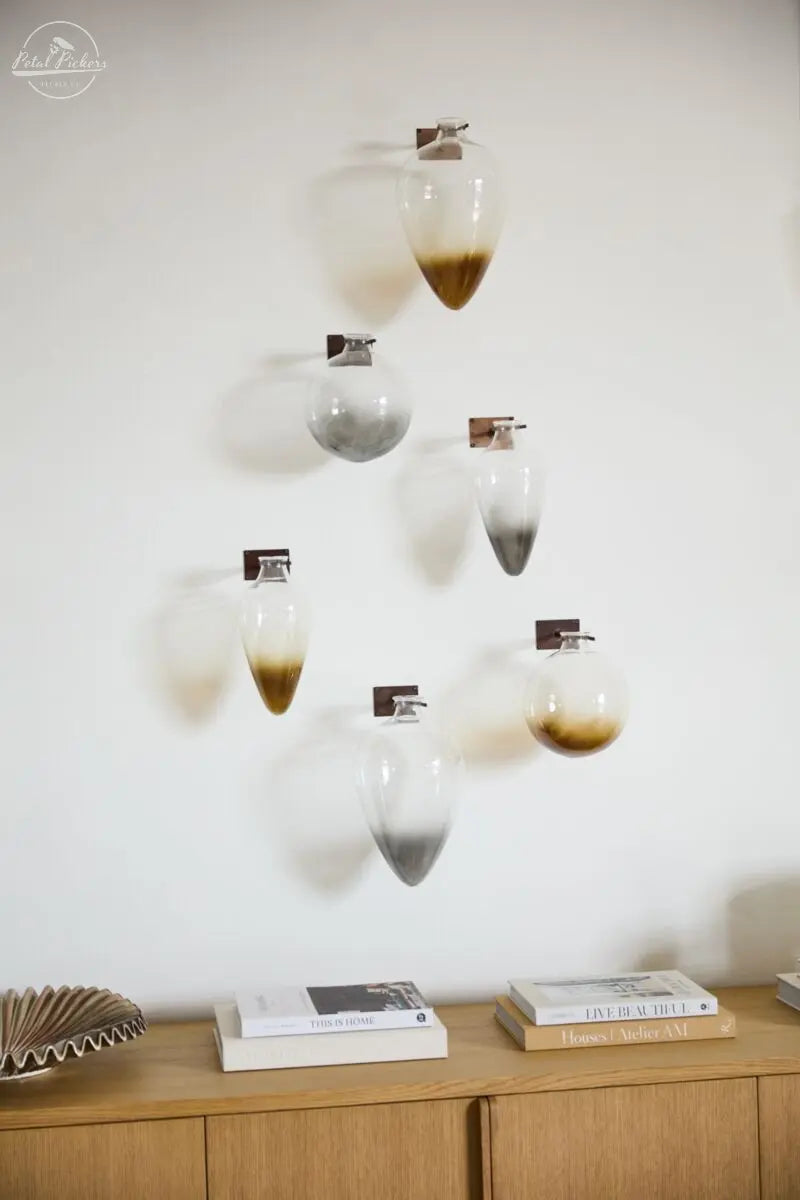 Envision Wall Mount Vase 7.5"x 12.25 Accent Decor