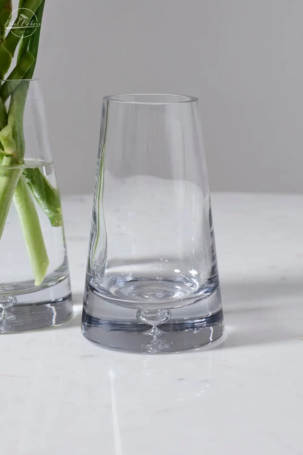 Fat Pyramid Vase 4.75"x 8 Accent Decor