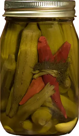 Pickled Okra 16oz Gourmet Recipe Experts, Inc.