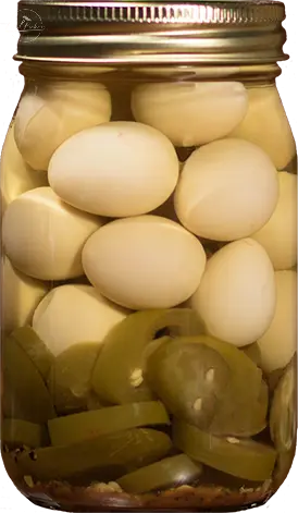 Spicy Pickled Quail Eggs 16oz Gourmet Recipe Experts, Inc.