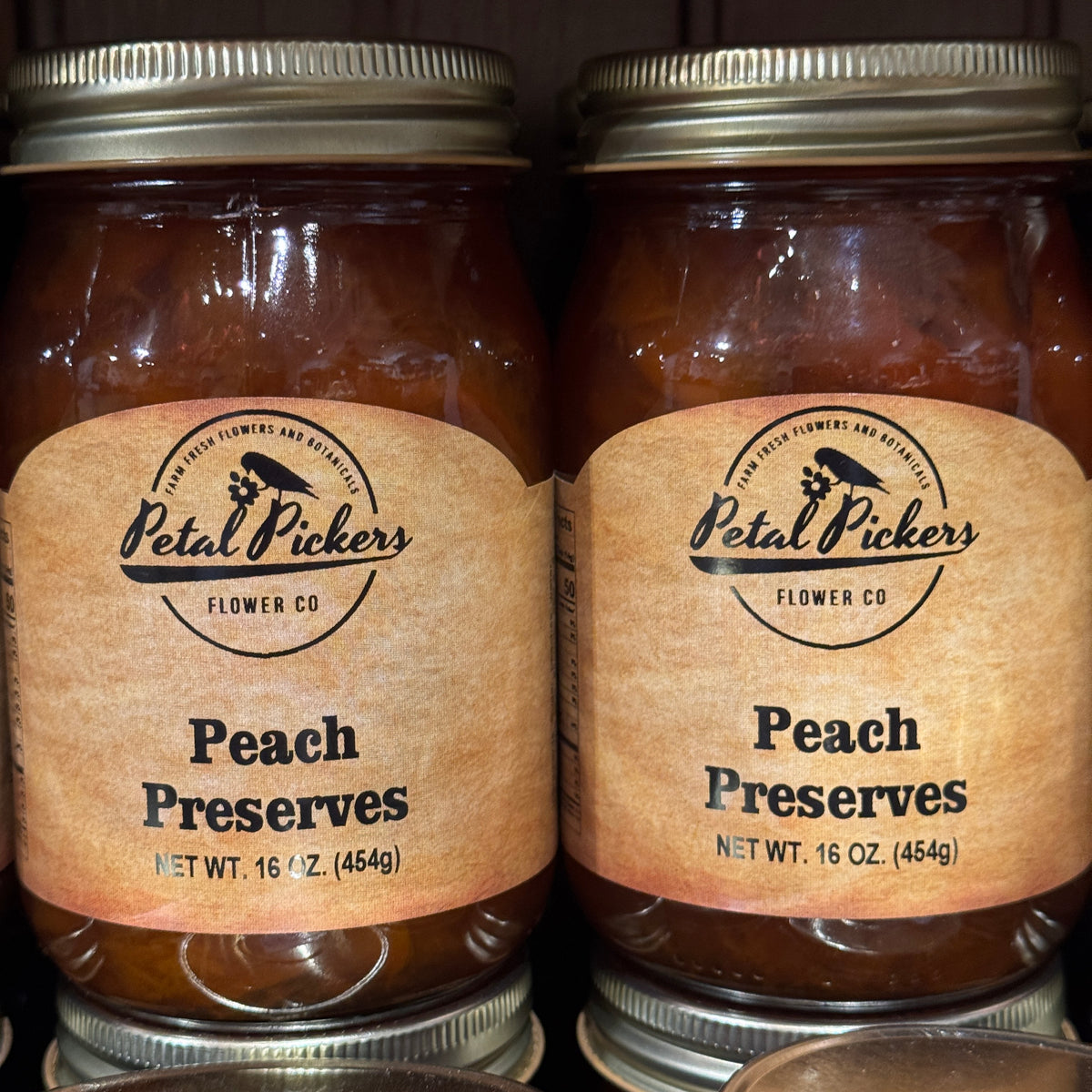 Peach Preserves 16oz - PetalPickers RETAIL