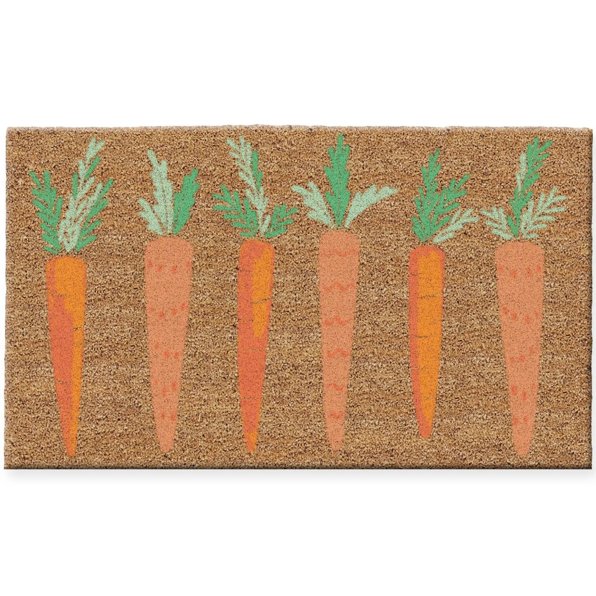 Cute Carrots Doormat Design Imports