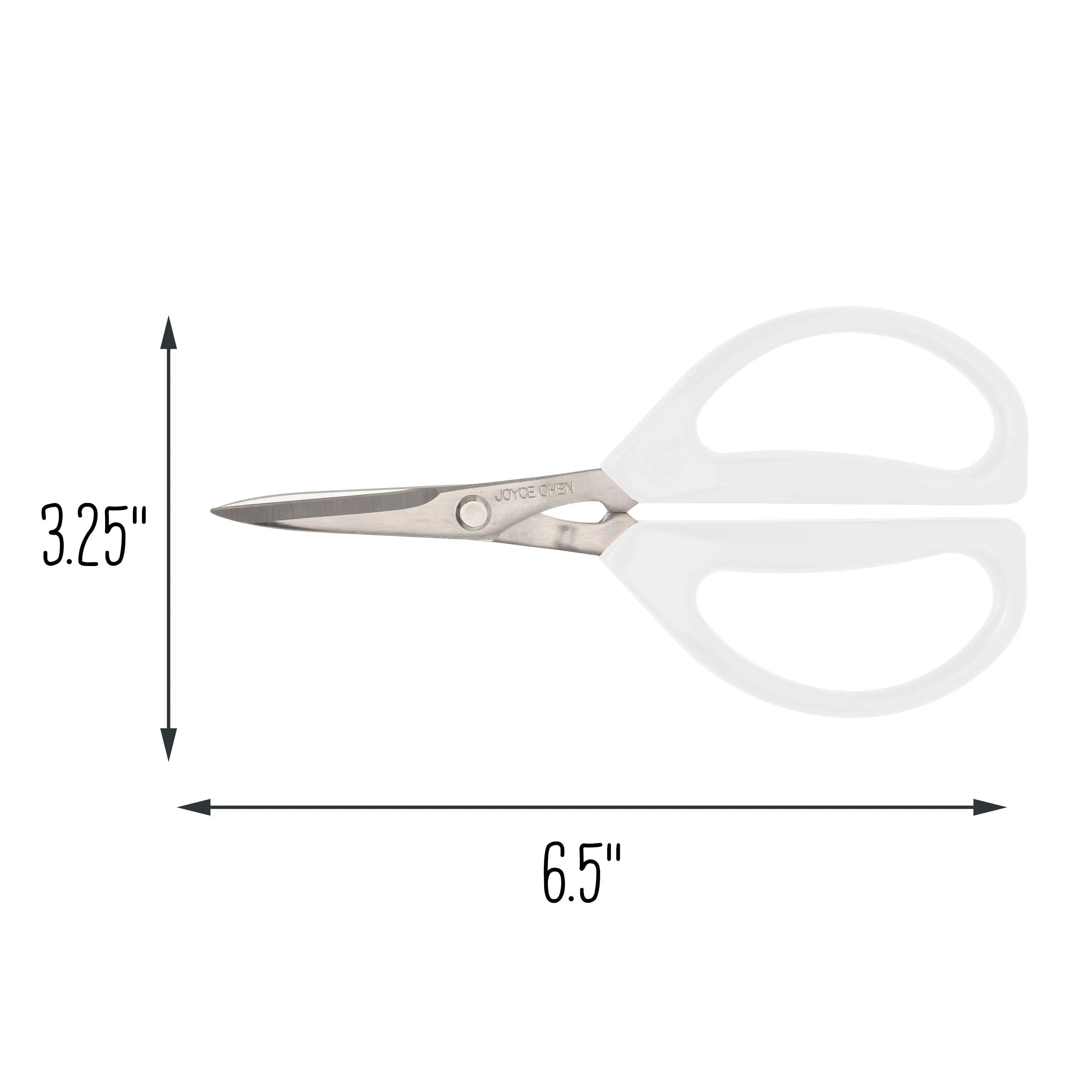 Joyce Chen Unlimited Kitchen Scissors with White Handles Kitchen Supply